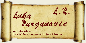Luka Murganović vizit kartica